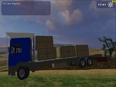 Daf truck for bales